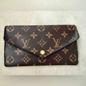 Louis Vuitton LV Jeanne 2-in-1 Monogram Flap Bifold Long Wallet With Insert